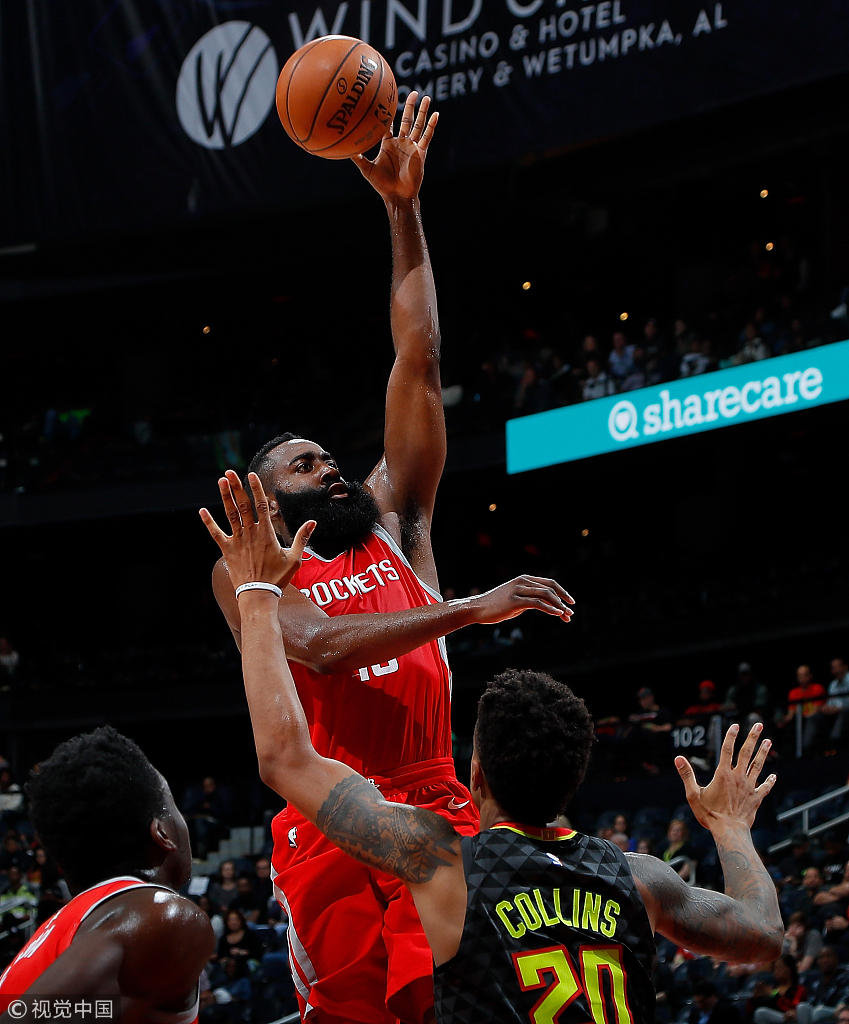 火箭大胜老鹰，结束两连败